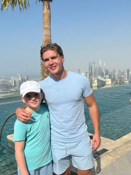 Oscar Crook in Dubai, 2025